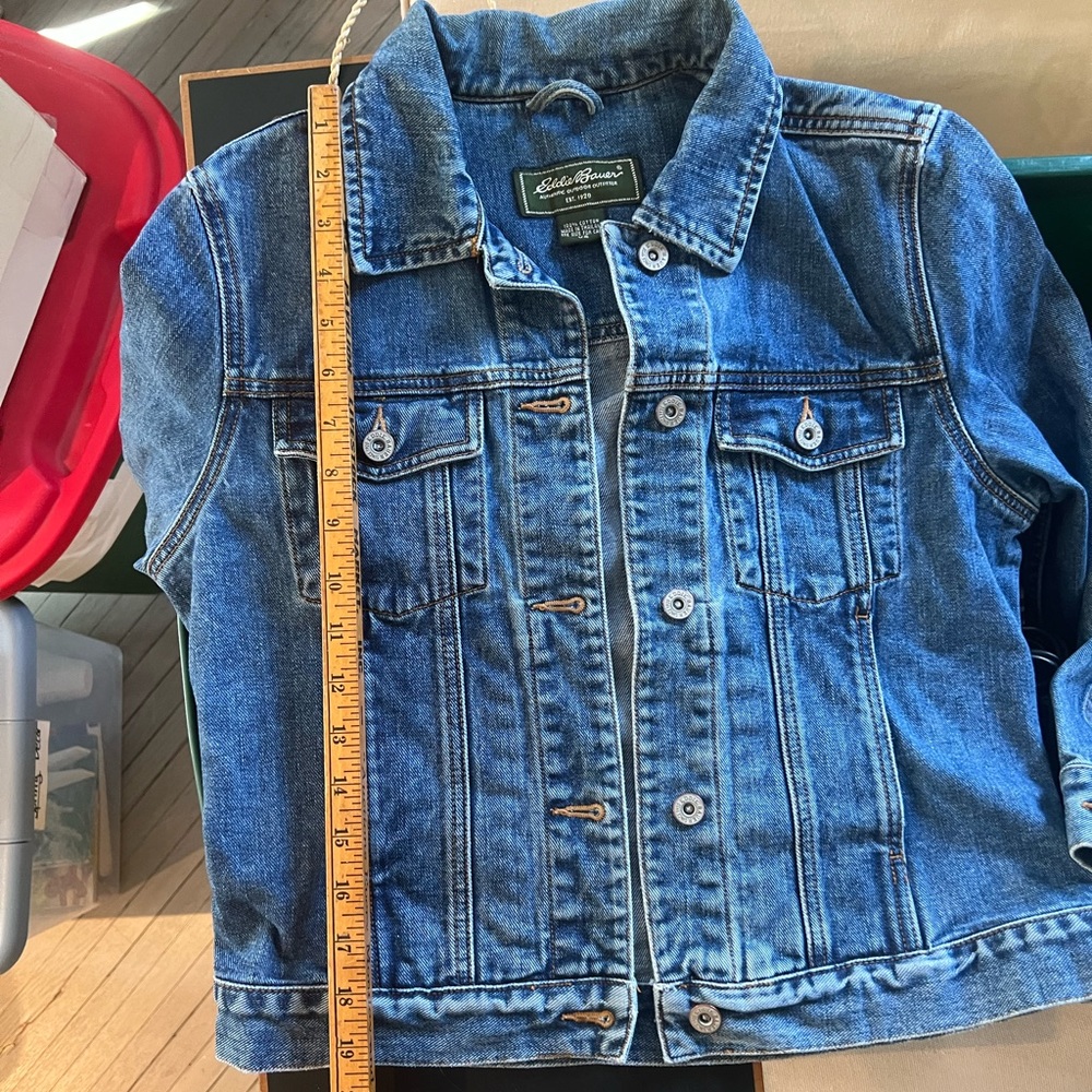 Vintage Eddie Bauer Jean jacket women’s XS - Picture 5 of 5